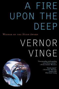 image of the book A Fire Upon the Deep by Vernor Vinge