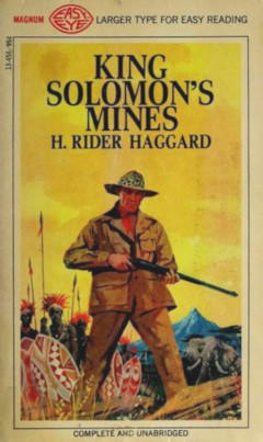 image of the King Solomon's Mines book by H. Rider Haggard
