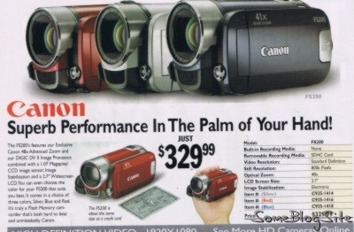 ad from electronics catalog