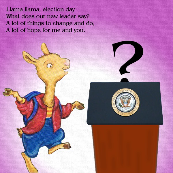 page 10 of llama llama and Obama