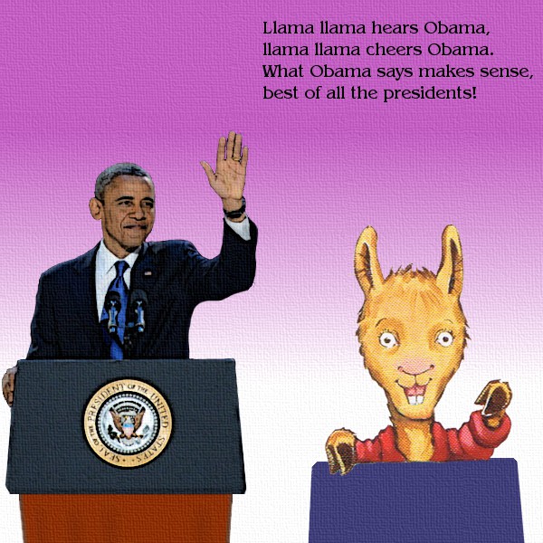 page 2 of llama llama and Obama