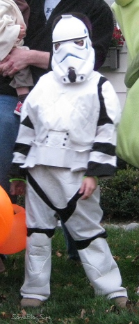 picture of a stormtrooper costume for Halloween