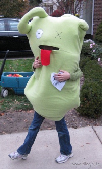 picture of an Ugly Doll costume for Halloween