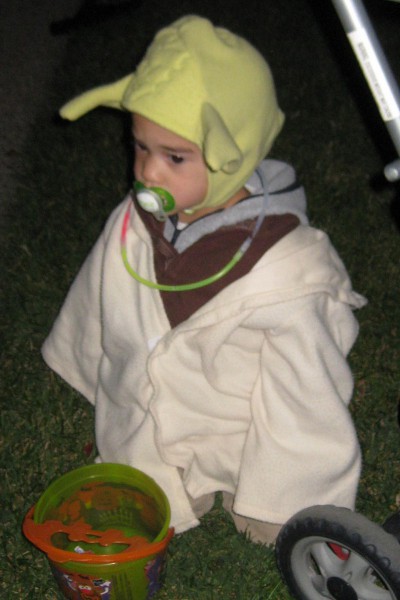 picture of a Yoda costume for Halloween