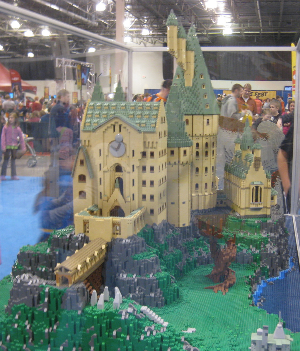 Hogwarts display at the Lego Kids Fest
