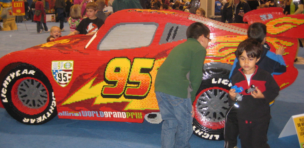 Lightning McQueen at the Lego Kids Fest