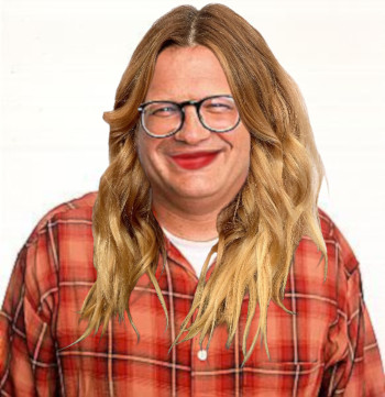image of Drew Carey and Drew Barrymore combined