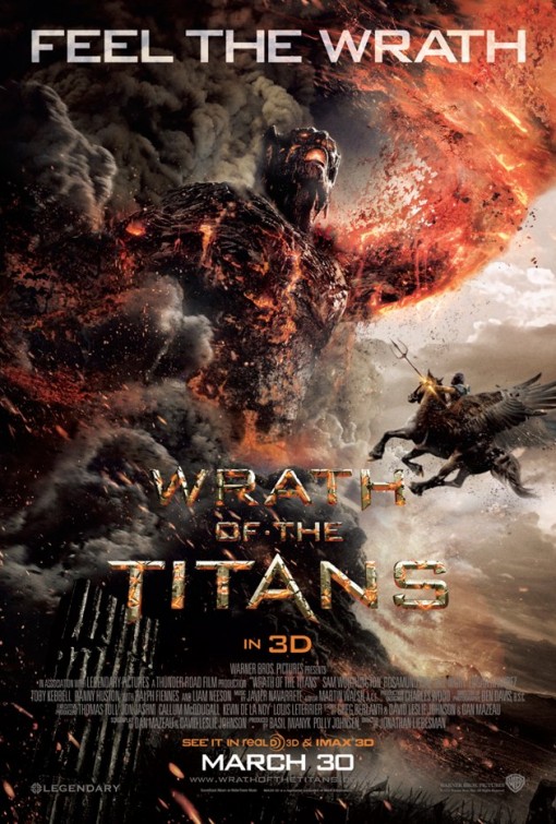 movie poster for Wrath of the Titans