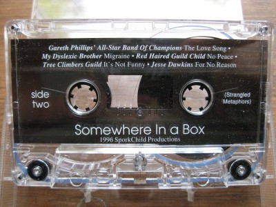 picture of the Somewhere in a Box cassette tape