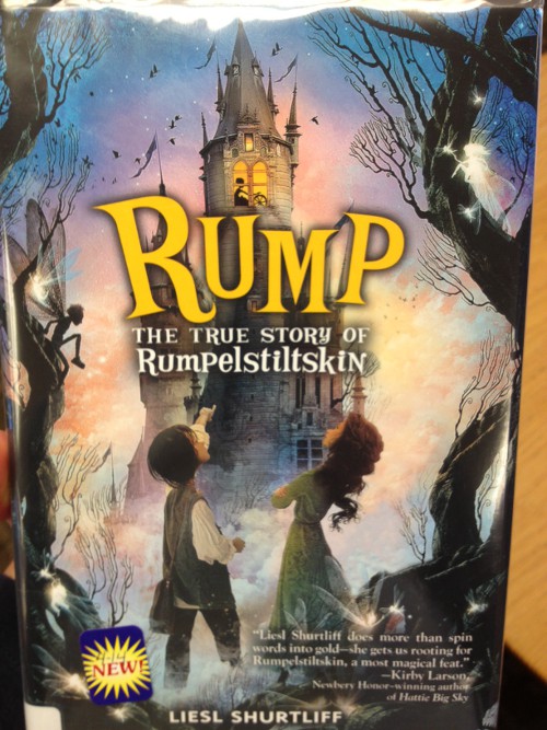 image of the book cover for Rump: the true story of Rumpelstiltskin