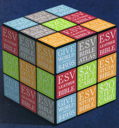 puzzle cube advertisement on cover of an April 2010 issue of World magazine