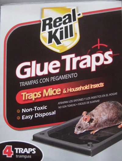 picture of a box of Real-Kill glue traps