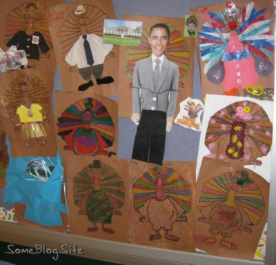 turkey drawings by school children