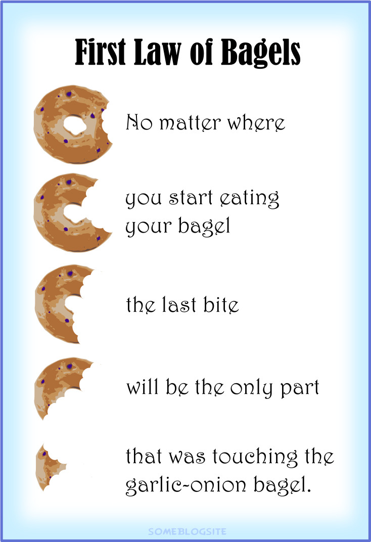 image of the first rule of bagels