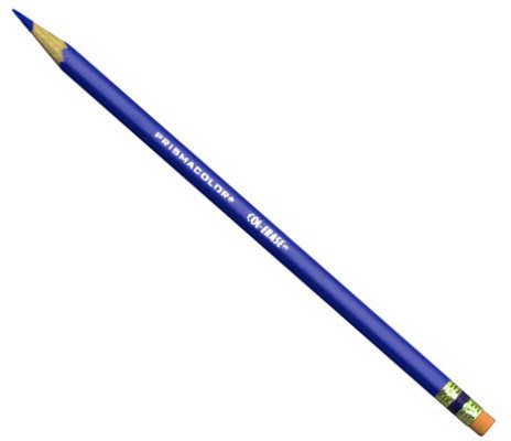 image of a blue pencil