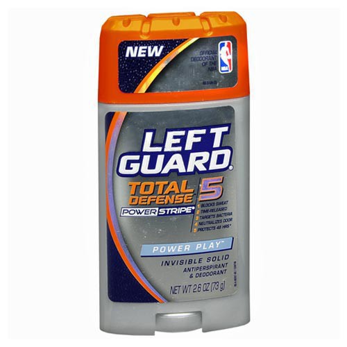 photo of right guard deodorant changed to left guard