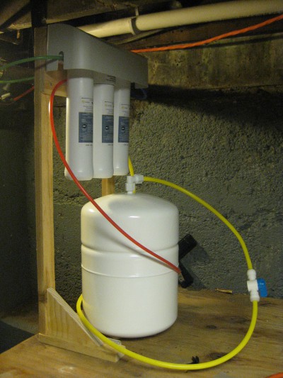 reverse-osmosis filter system fully connected