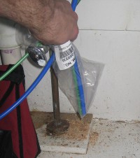 filter tubes under sink