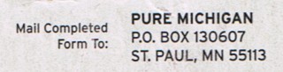 Detail of form address