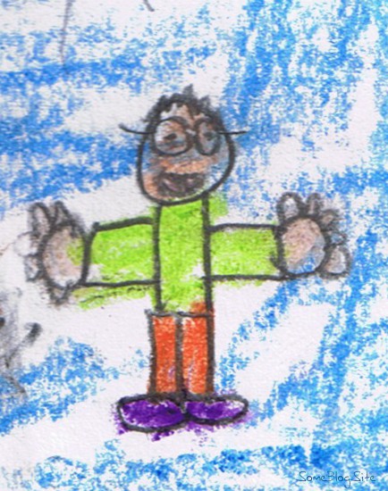 picture of child's self-portrait