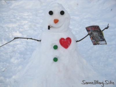 Picture of WORLD magazine snowman