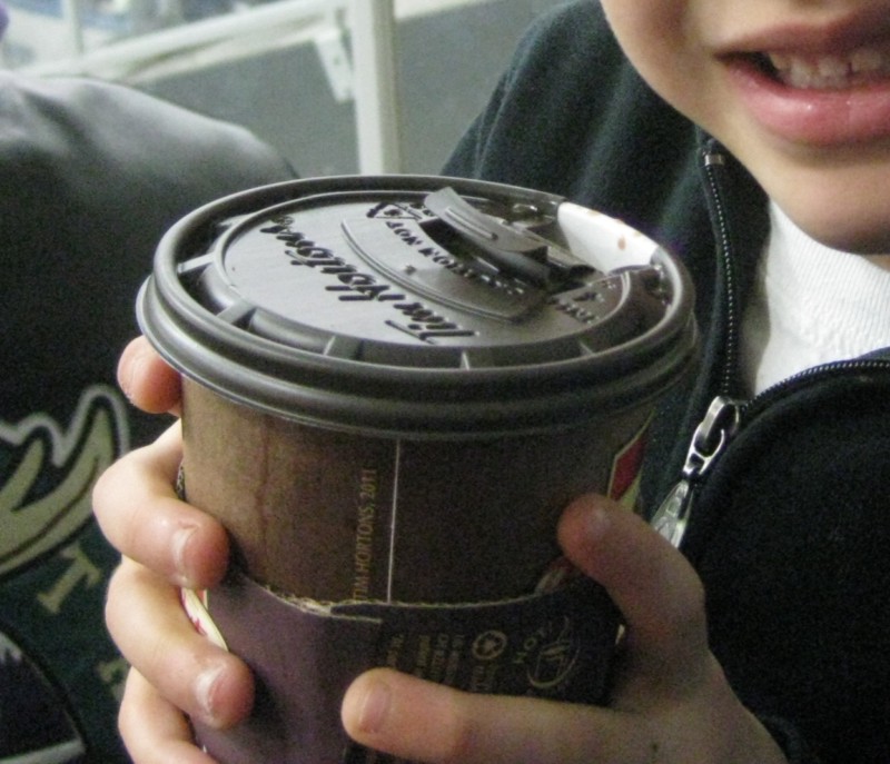 picture of someone holding a cup of hot chocolate