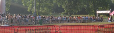 photo of the starting chute at Warrior Dash