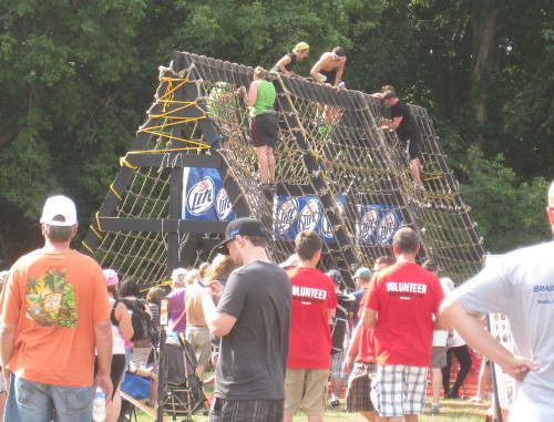 photo of the Cargo Climb obstacle in Warrior Dash