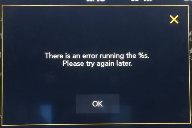 image of warning screen for a missing string error