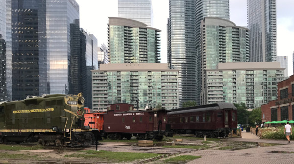 image of the old rail yard in Toronto
