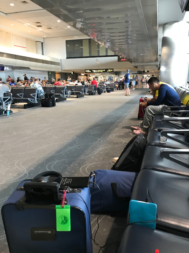 image of the seating area at the airport in Denver