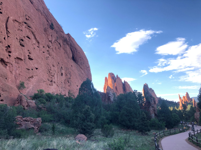 image of a hike at the Garden of the Gods Colorado Springs
