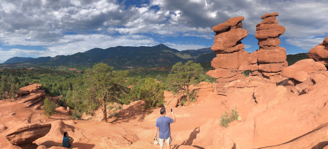 image of a hike at the Garden of the Gods Colorado Springs
