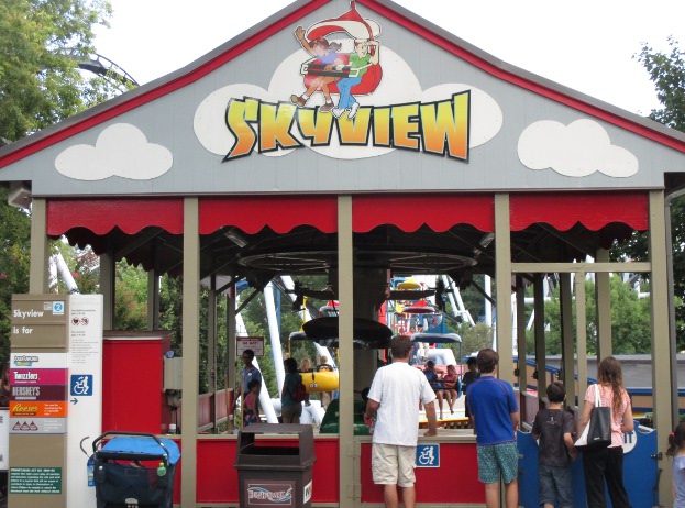 photo of the Skyview ride at Hershey Park
