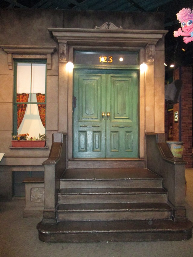 photo of the Sesame Street front door display at the Strong Museum of Play