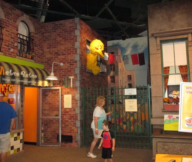 photo of the Sesame Street display at the Strong Museum of Play