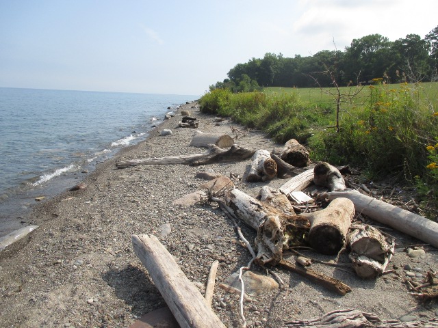 photo of the shore of Lake Ontario by Old Fort Niagara
