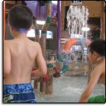 picture of kids in the pool at Wilderness Resort