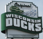 picture of the sign at the original Wisconsin ducks