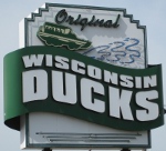 picture of the sign at the original Wisconsin ducks