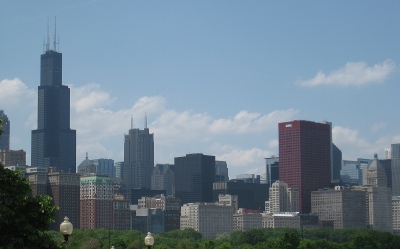 photo of the Chicago skyline
