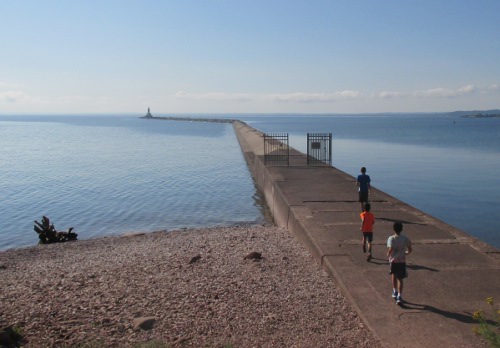 image of lighthouse beacon on Presque Isle