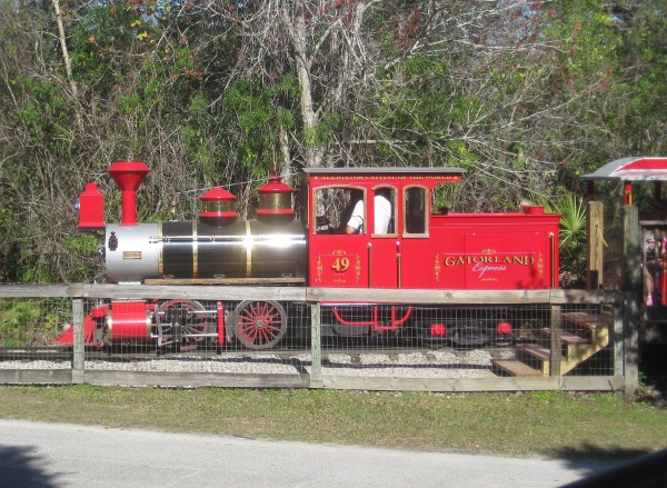 photo of the train at Gatorland in Orlando, FL
