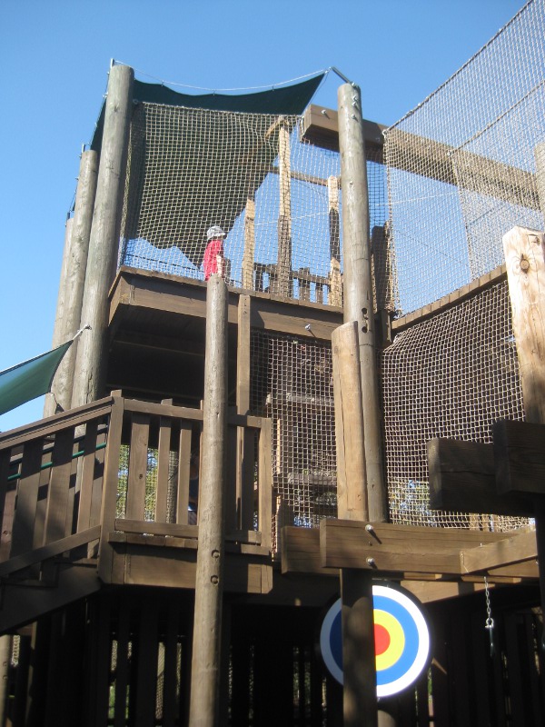 photo of the playground/tree fort at Legoland in Orlando, FL