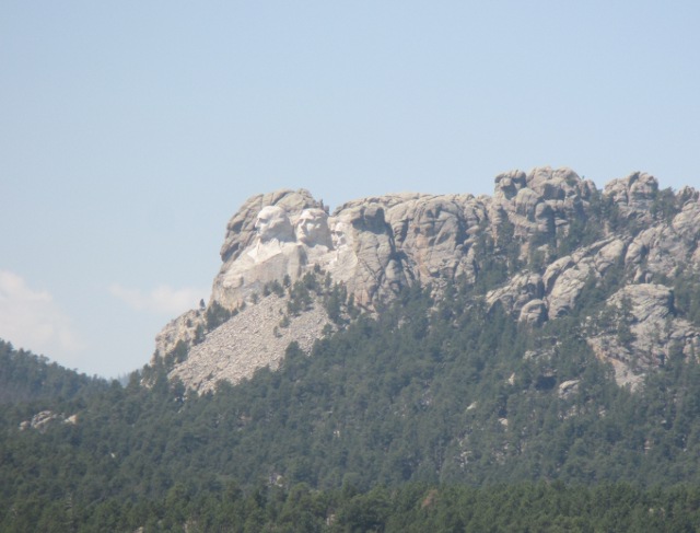 image of family vacation to Mt. Rushmore