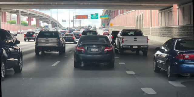image of traffic around the San Antonio Texas area