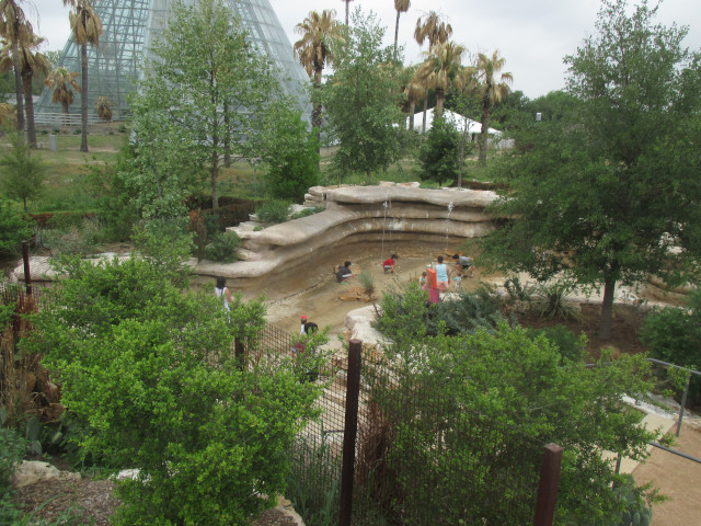 image of the children's area at the botanical gardens in the San Antonio Texas area