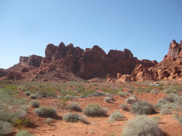 photo of more rock formations at the Valley of Fire