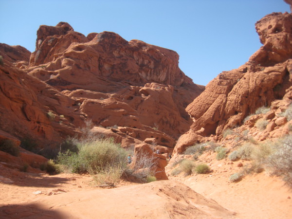 photo of a canyon at the Valley of Fire