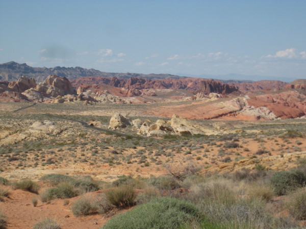 photo of a scenic overlook at the Valley of Fire